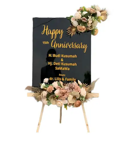 Papan Bunga Akrilik Bambusari