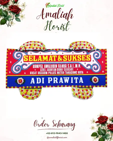 Papan Bunga Ucapan Selamat Bambusari